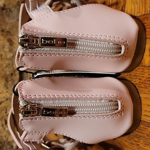 Bebe Pink Gladiator Sandals Size 1 NWT - Picture 5 of 8